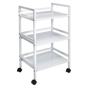 Honey-Can-Do CRT-03090 Metal Rolling Cart (White)
