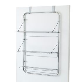 neatfreak 055308D8C8A-004 3-Tier Chrome Over-the-Door Drying Rack