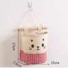 Linen Storage Organizer Basket Handbag Container [A]