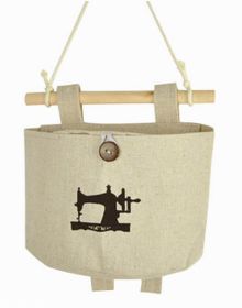 [Sewing Machine]Set of 2 Wall Door Hanger Storage Bags Cotton Organizer