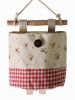 [Floral&Lattice] Cotton Wall Door Hanger Storage Bags Practical Organizer