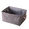 36*26*16 cm, Creative Linen Storage Basket Useful Household Storage Containers