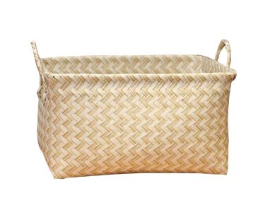 Useful Storage Containers Household Storage Basket Laundry Basket[Beige]