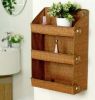 Wall Badroom Bathroom Door Hanger Storage Rack Shelf Weave