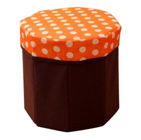 Household Folding Storage Stool Change Shoe Stool Kids Toy Storage Box-C4