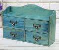 Elegant Original Wood Storage Chests Desktop Receive Container Four Drawer