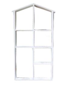 Wood Practical Storage Shelves Storage Rack Wall Hanging, White