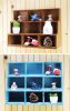 Durable Wood Storage Shelves Hanging Wooden Storage Rack Home Decoration