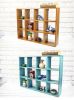 Elagant Creative Wood Storage Shelves Wall Hanging Storage Rack