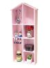 Lovely Creative Wood Storage Shelves Storage Rack Wall Hanged, Pink