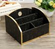 Elegant Chinese Pattern Desk Storage Box Desktop Receive Container