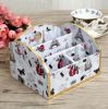 Classic Pattern Wooden Desktop Storage Box Storage Chest