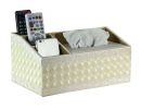 High-grade Multifunctional Desktop Storage Box Household Tissue Box,Beige