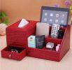 Creative Desktop Tissue Box/ Multifunctional Storage Box, Red
