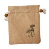 Bags with Drawstring Gift Bags for Wedding Party and DIY Craft 2Pcs
