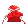 Red Ribbon Festival Drawstring Bag Married Gift Candy Bag   10 Pcs