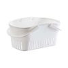 Bath Storage Basket Plastic Storage Basket with Handles #1