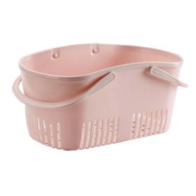 Bath Storage Basket Plastic Storage Basket with Handles #2
