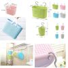 Bath Storage Basket Plastic Storage Basket with Handles #8