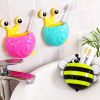 Cute Snail Wall Mounted Toothpaste Toothbrush Holders Dispensers?COrange