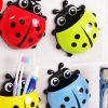 Lovely Ladybird Wall Mounted Toothpaste Toothbrush Holders Dispensers?CYellow