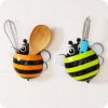Busy Bee Wall Mounted Toothpaste Toothbrush Holders Dispensers?CGreen