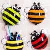 Busy Bee Wall Mounted Toothpaste Toothbrush Holders Dispensers?CYellow
