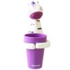 Zebra Wall Mounted Children Toothpaste Toothbrush Holders Dispensers with Cup