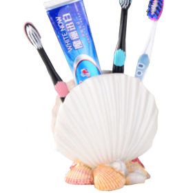 Pearl Shellfish Toothpaste Toothbrush Brush Holders Dispensers Pen Containers