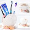 Pearl Shellfish Toothpaste Toothbrush Brush Holders Dispensers Pen Containers