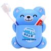 [Bear] Lovely Novelty Animal Toothbrush Toothpaste Holder Wall Bathroom Suction for Kids, B