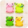 [Frog] Lovely Novelty Animal Toothbrush Toothpaste Holder Wall Bathroom Suction for Kids, A