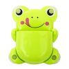 [Frog] Lovely Novelty Animal Toothbrush Toothpaste Holder Wall Bathroom Suction for Kids, C