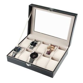 Watch Storage Box Bracelet Display Case Watch Box for Men-A4