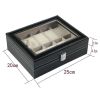 Watch Storage Box Bracelet Display Case Watch Box for Men-A5