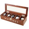 Wooden Jewelry Box-Luxury Watch Box  Bracelet Display Case-A3