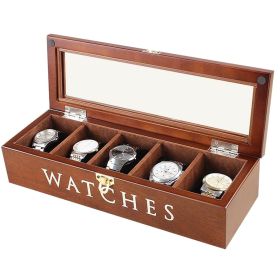 Wooden Jewelry Box-Luxury Watch Box  Bracelet Display Case-A3