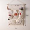 8-Pockets Zakka Wall Door Hanging Storage Magazine Organizer Bag, Sailing