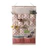 13-Pockets Zakka Wall Door Hanging Storage Bag Case Magazine Organizer, B