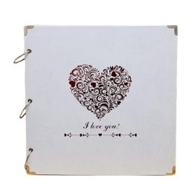 16 Inch Photo Scrapbooking Heart Paste DIY Photo Album Birthday Gift