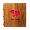 16 Inch Photo Scrapbooking Wooden Photo Album Birthday Gift Photo Collection-A3