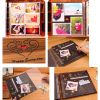16 Inch Photo Scrapbooking Wooden Photo Album Birthday Gift Photo Collection-A4