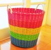 Wicker Basket Fruit Basket Bread Tray Storage Basket Laundry Basket -08