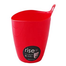 Mini Trash Bin Creative Car/Table Trash Can Allow To hang For Home/Office-Red