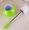 Replacement Toilet Brush Stainless Steel Toilet Brush Round Green