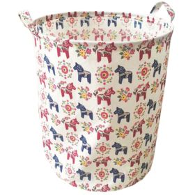 Clothes Basket Laundry Basket Clothing Storage Barrels Toy Basket Horse