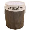 Clothes Basket Laundry Basket Clothing Storage Barrels Toys Organiger Coffee