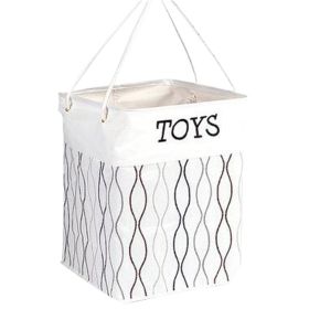 Clothes Basket Laundry Basket Clothing Storage Barrels Toy Organiger White