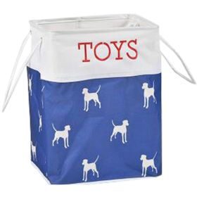 Clothes Basket Laundry Basket Clothing Storage Barrels Toy Organiger Blue