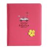 Lovely Flower 200 Pocket Leather Cover Photo Album for 4"x 6" Prints, Rose Red